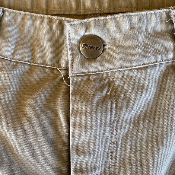Vertx Khaki Mens Work Pants - Picture 4 of 7